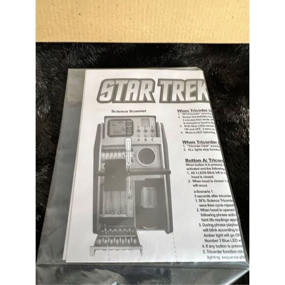 2009 Star Trek Classic Science Tricorder Diamond Select Toys &Hand Scanner! NIB! - Picture 11 of 13